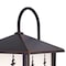 Vaxcel Yosemite 1 Light Bronze Rustic Tree Outdoor Wall Lantern White Glass OW33483BBZ - alternate 2